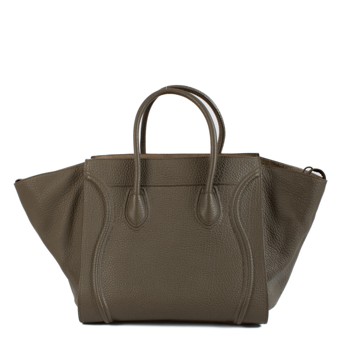 Shop 100% authentic Celine Taupe Phantom Medium Top handle at Labellov.com.