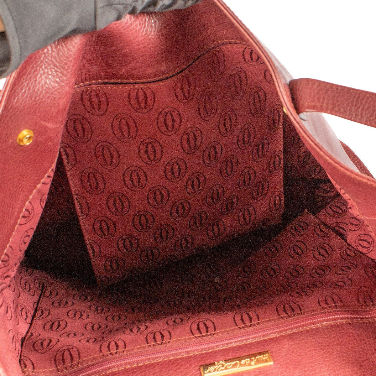 shop 100% authentic second hand Cartier Burgundy Trinity Tote Bag on Labellov.com