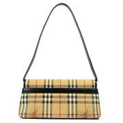 Shop safe online at Labellov in Antwerp this 100% authentic second hand Burberry Checked Canvas Shoulder Bag