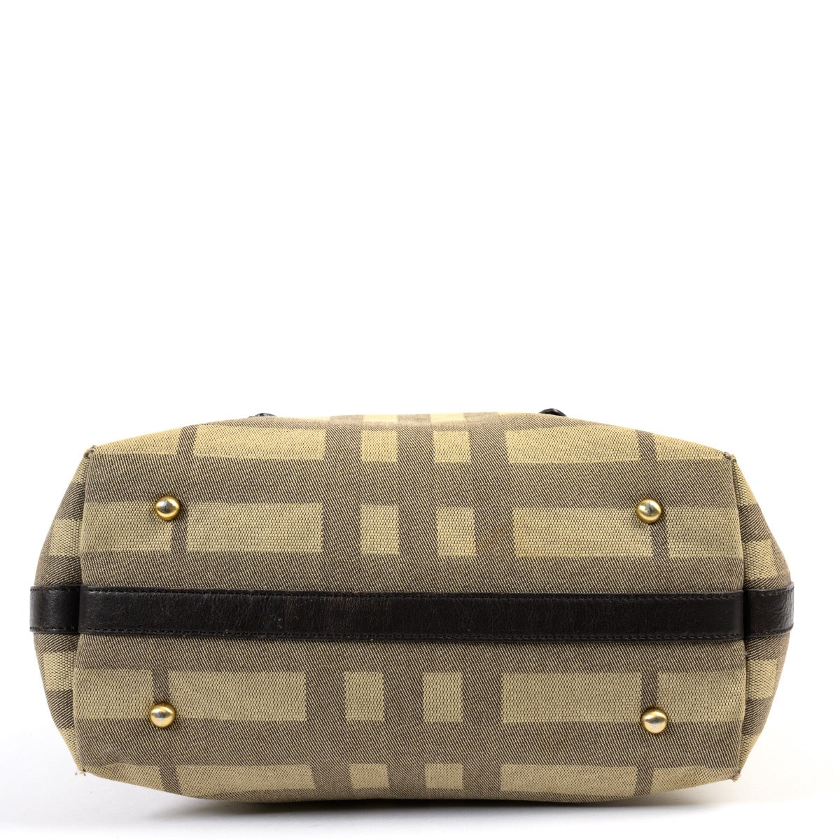 Shop safe online at Labellov in Antwerp this 100% authentic second hand Burberry Brown Canvas Top Handle
