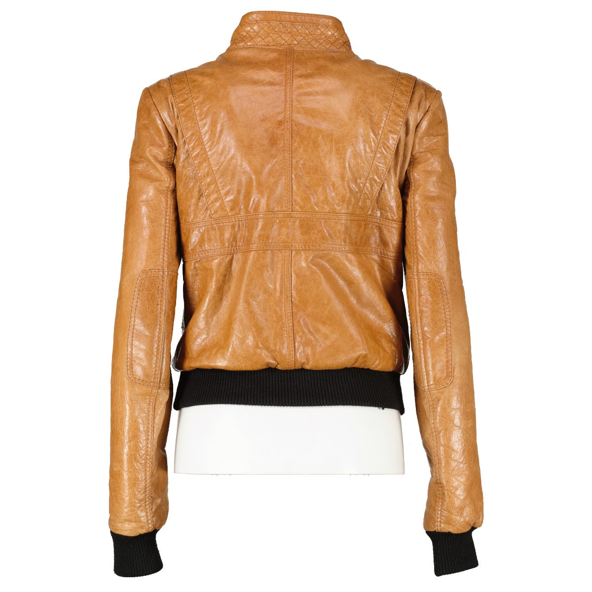 Balenciaga Camel Leather Jacket - Size FR 38