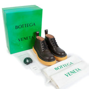 shop authentic second hand Bottega Veneta The Bounce Brown Boots on Labellov.com