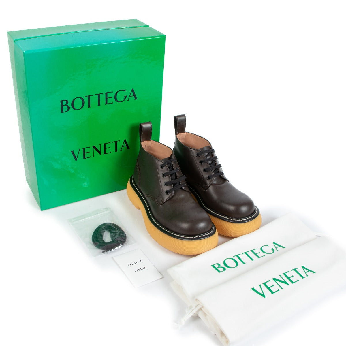 shop authentic second hand Bottega Veneta The Bounce Brown Boots on Labellov.com