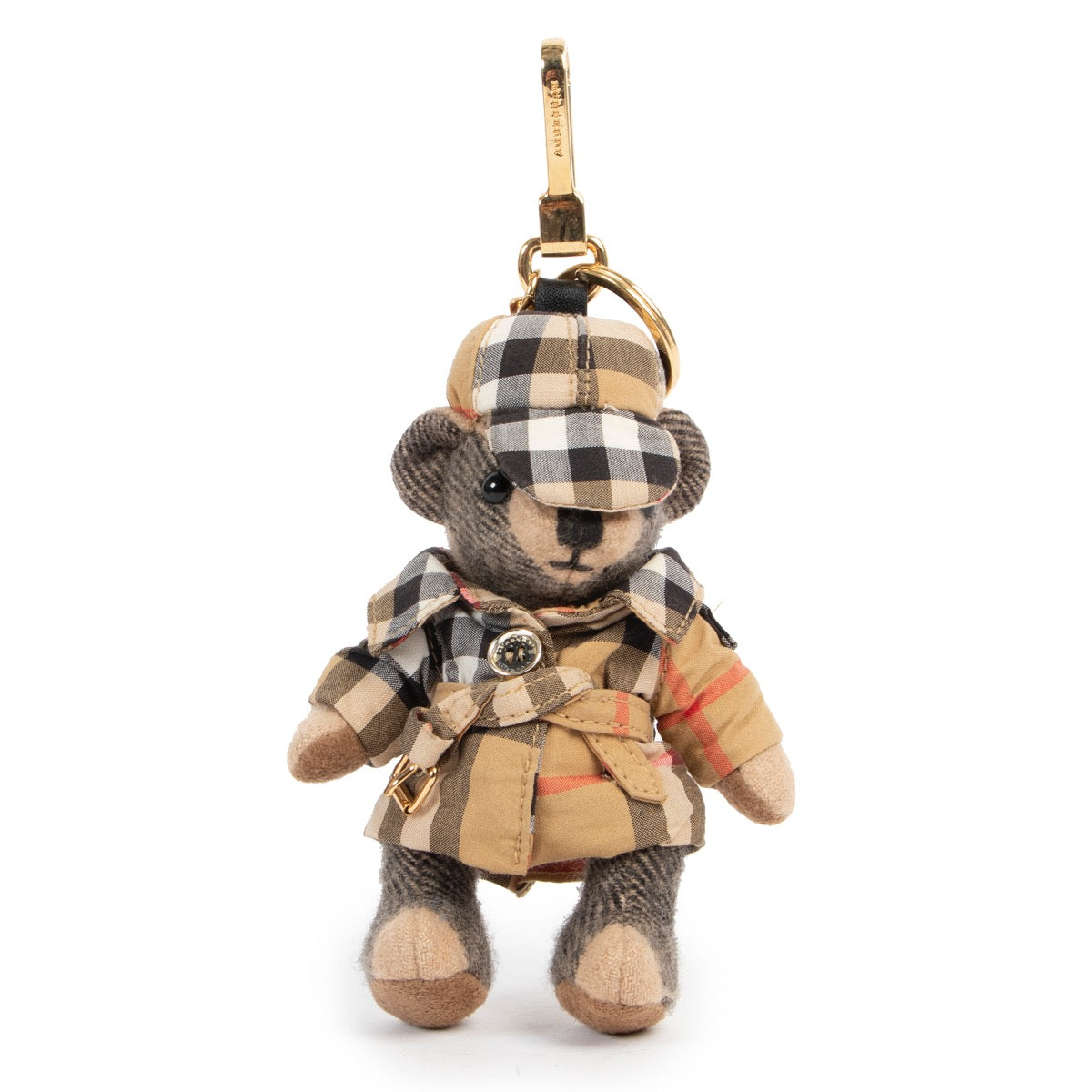 Shop safe online 100% authentic second hand Burberry Monogram Bear Keychain in very good condition at the right price at Labellov in Antwerp.