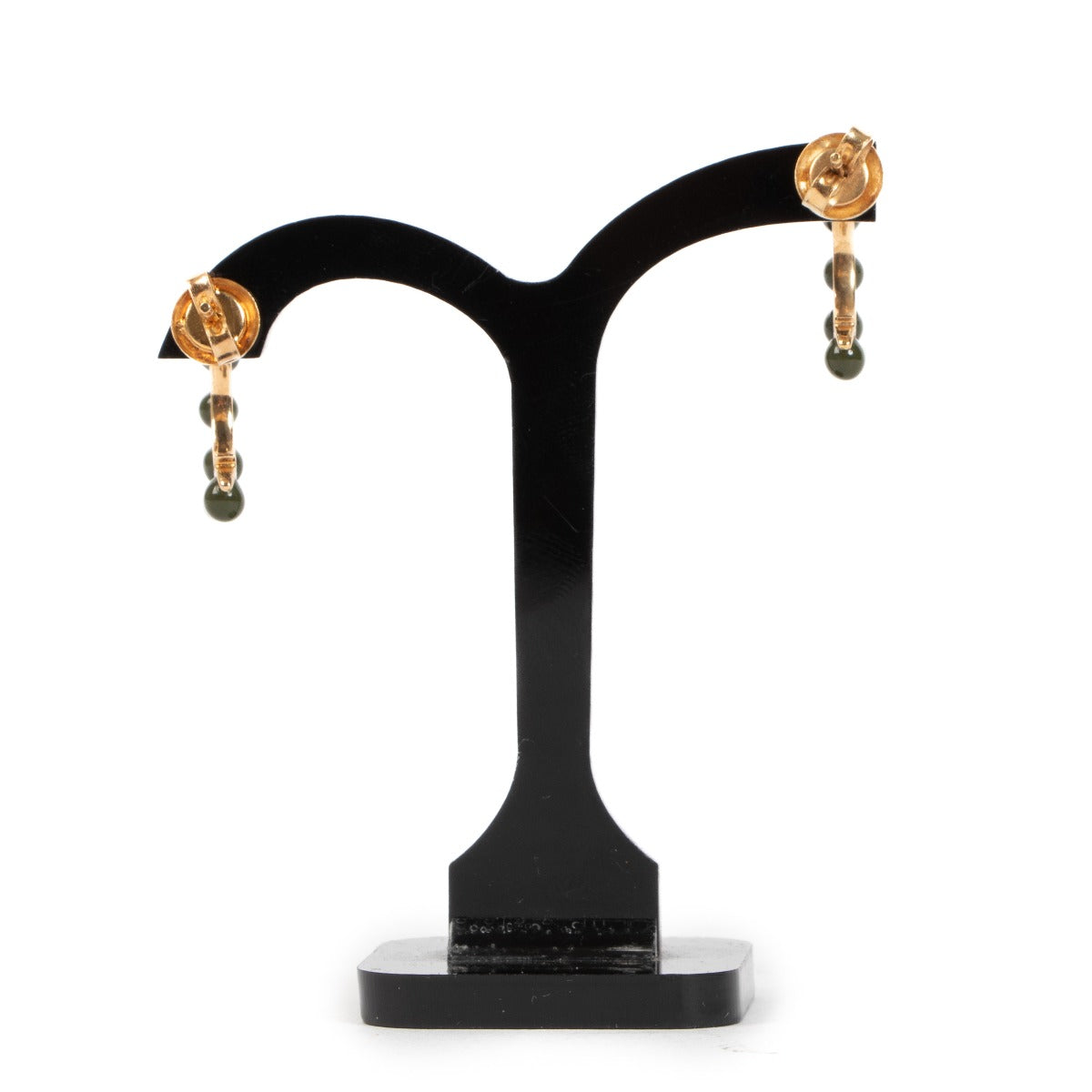 Bottega Veneta Beaded Hoop Earrings
