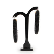 Shop safe online 100% authentic second hand Celine Black Hoop Earrings in as new, excellent condition at the right price at Labellov in Antwerp.