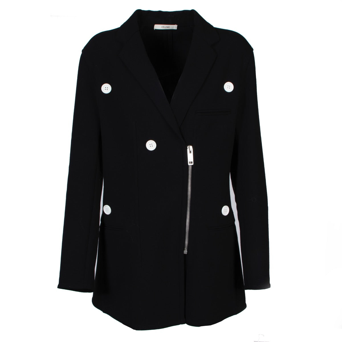Shop safe online 100% authentic second hand Céline Black Jacket - Size 40 in very good condition at Labellov in Antwerp.