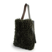 Shop safe online 100% authentic second hand Céline Seau Sangle Green Wool Shoulder Bag in very good condition at Labellov in Antwerp.