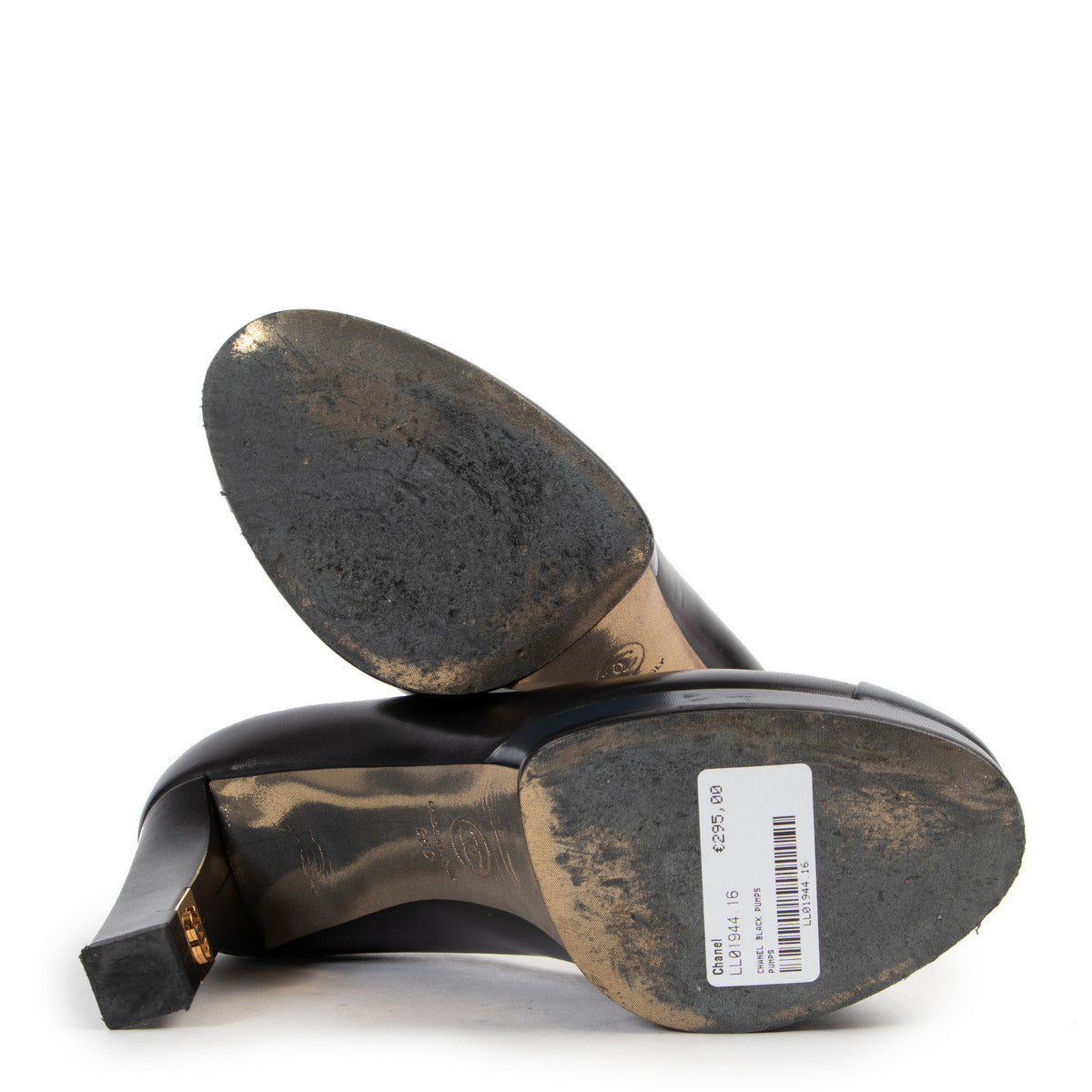 Chanel Zwart & Blauwe Pumps - maat 38