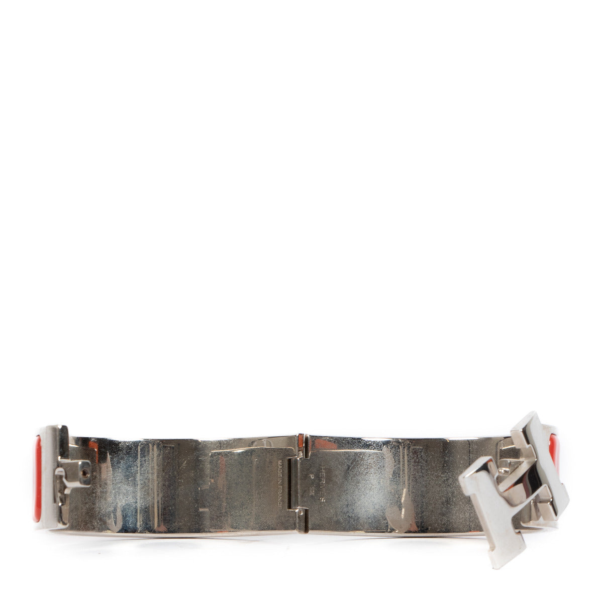 Bracelet Clic Clac H Hermès rouge