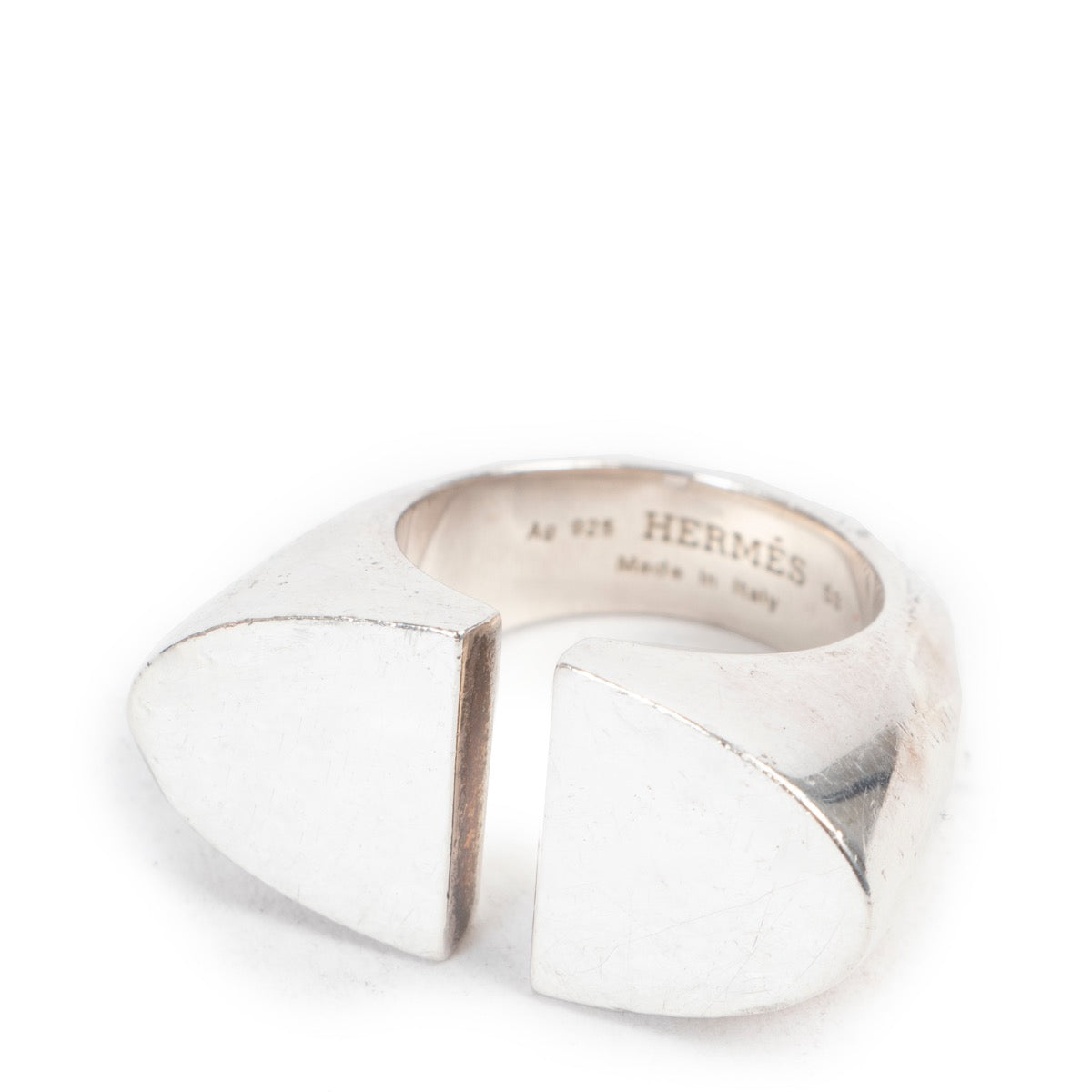 Shop safe online 100% authentic second hand Hermès Silver Ring - Size 53 in very good condition at the right price at Labellov inAntwerp.