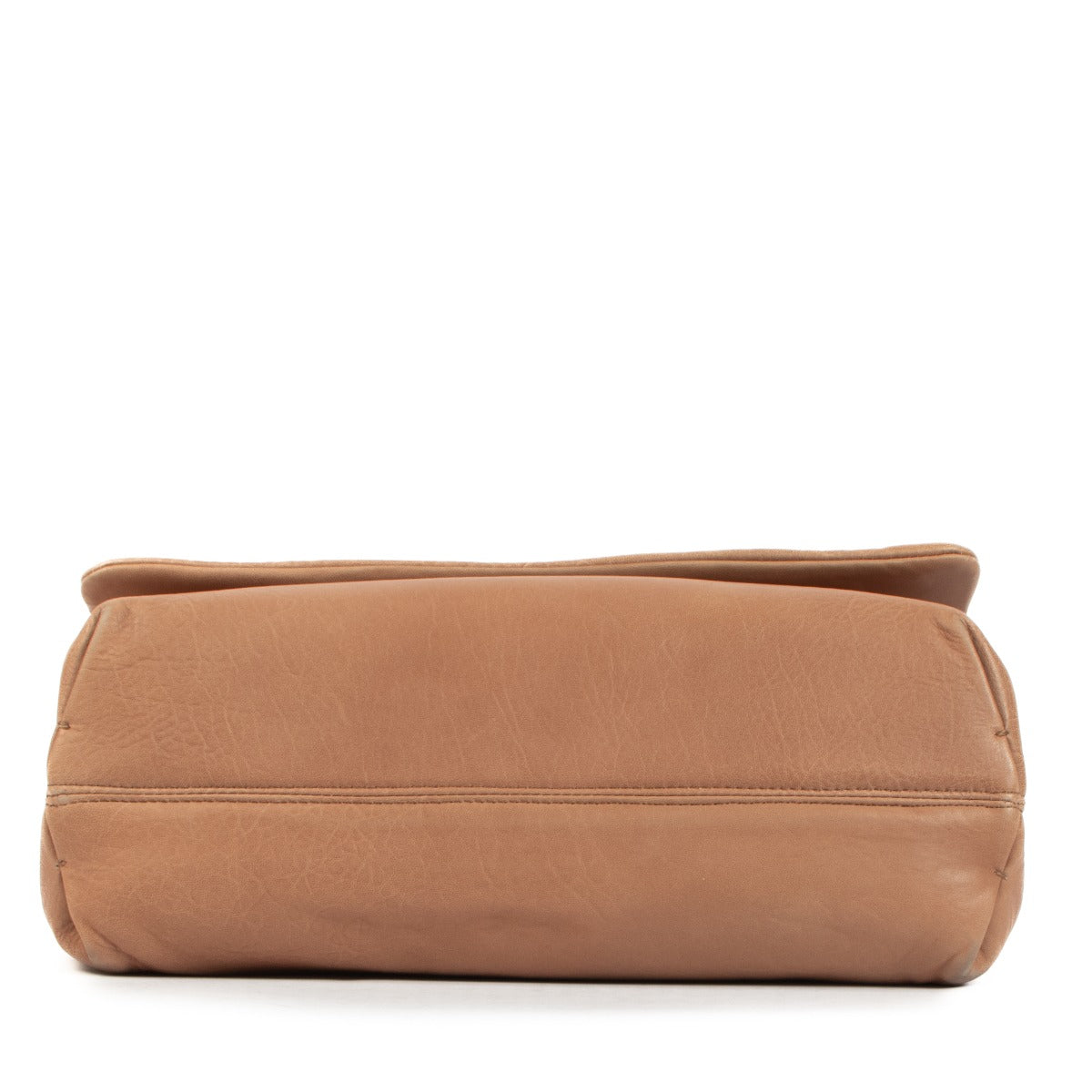 Lanvin Happy Large Taupe Quilted Lambskin Shoulder Bag