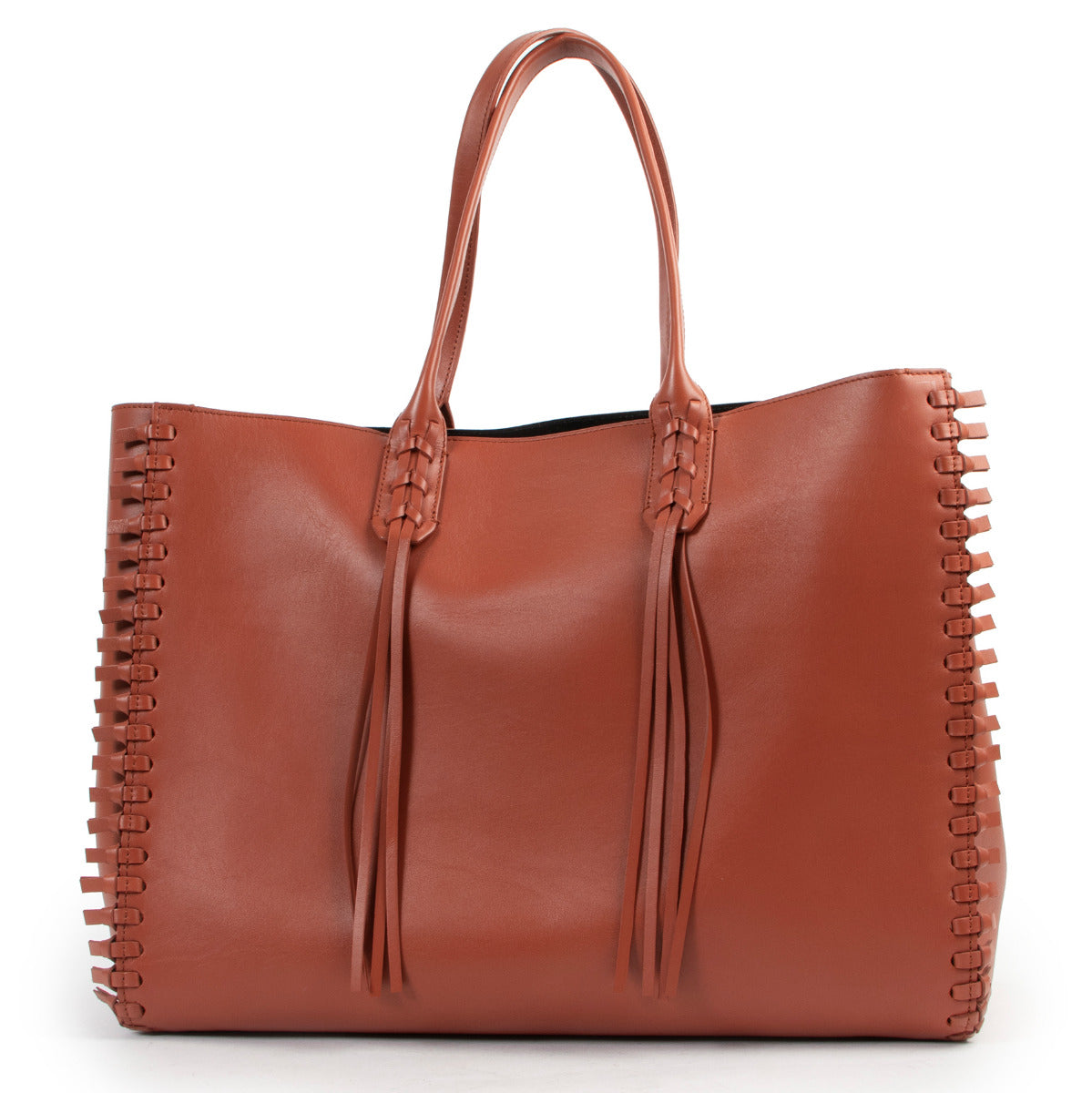 Sac cabas bandoulière Lanvin orange