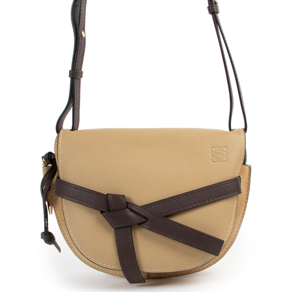 Loewe Beige Small Gate Crossbody Bag