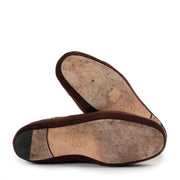 Shop safe online at Labellov in Antwerp these 100% authentic second hand Loewe Brown and Green Woven Flats