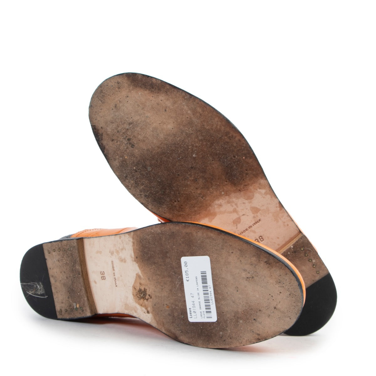 Shop safe online at Labellov in Antwerp 100% authentic second hand Loewe Orange Slide in Loafers - Size 38