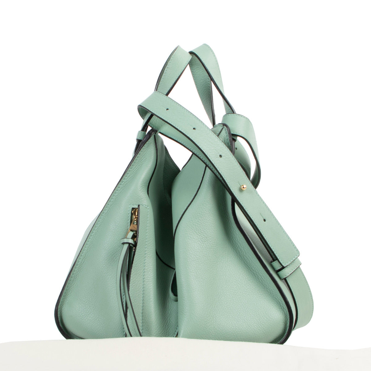 Loewe Groene Kleine Hammock Crossbody Tas