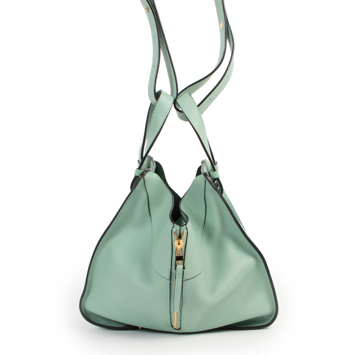 Loewe Groene Kleine Hammock Crossbody Tas