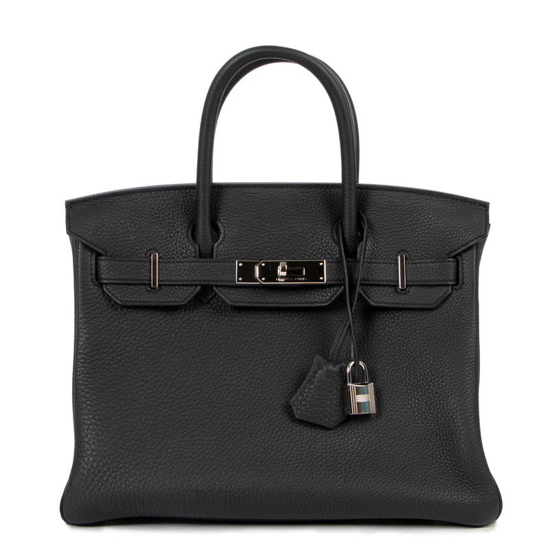 Highly exclusive and one-of-a-kind musthave Hermès Birkin 30 Togo Black PHW for the best price at Labellov.