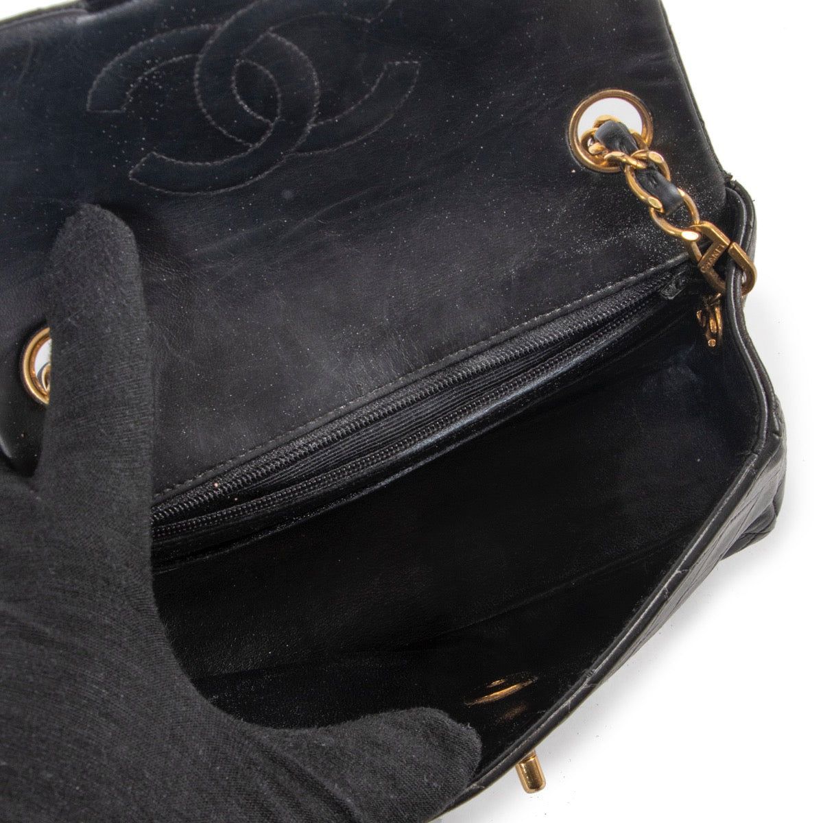 Chanel Black Mini Square Classic Flap Bag