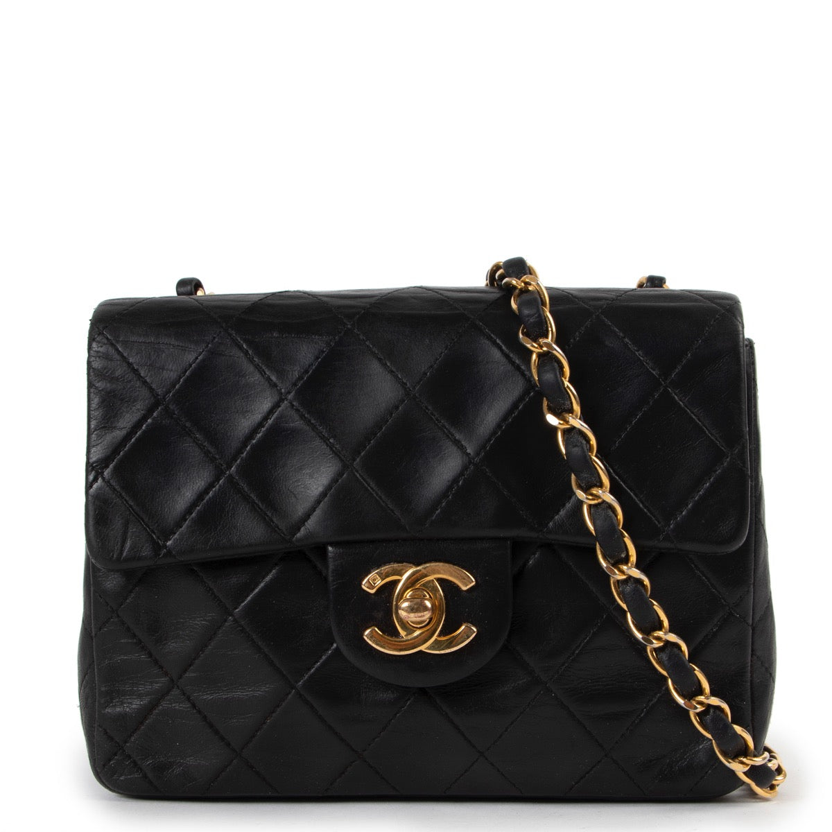 Chanel Black Mini Square Classic Flap Bag