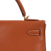 shop safe Hermes Etrusque Kelly 32 Chèvre Mysore Retourné GHW