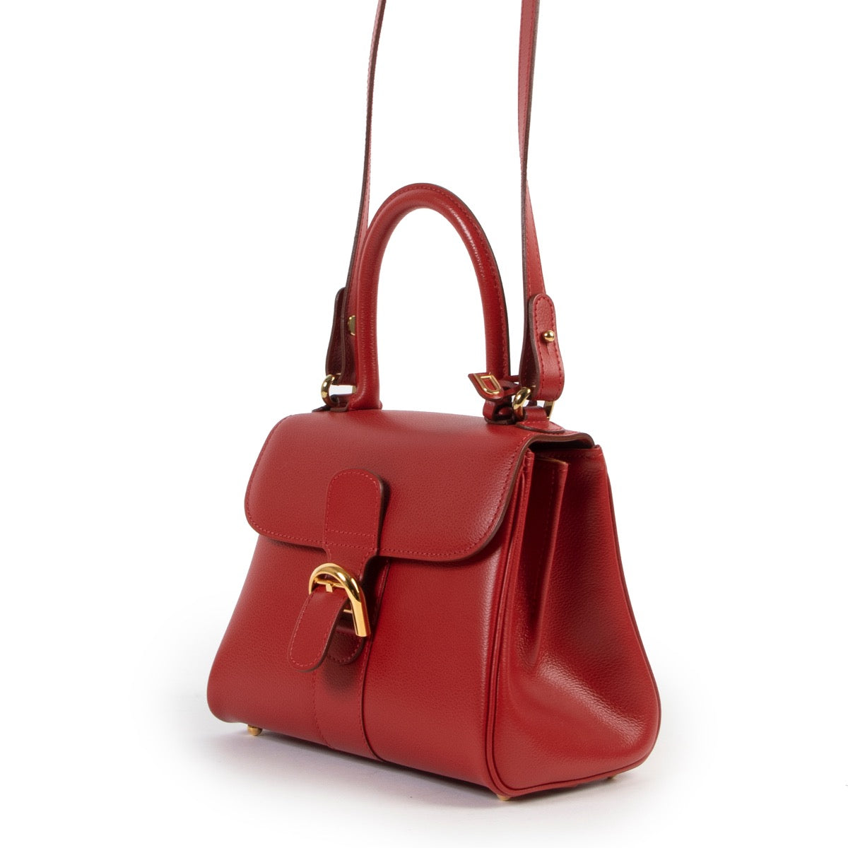 shop safe online Delvaux Red Mini Brillant + Strap