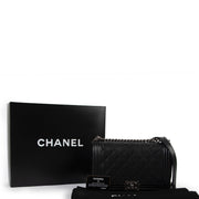 shop safe online Chanel Black Boy New Medium Shoulder bag