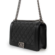 Chanel Black Boy New Medium Shoulder bag