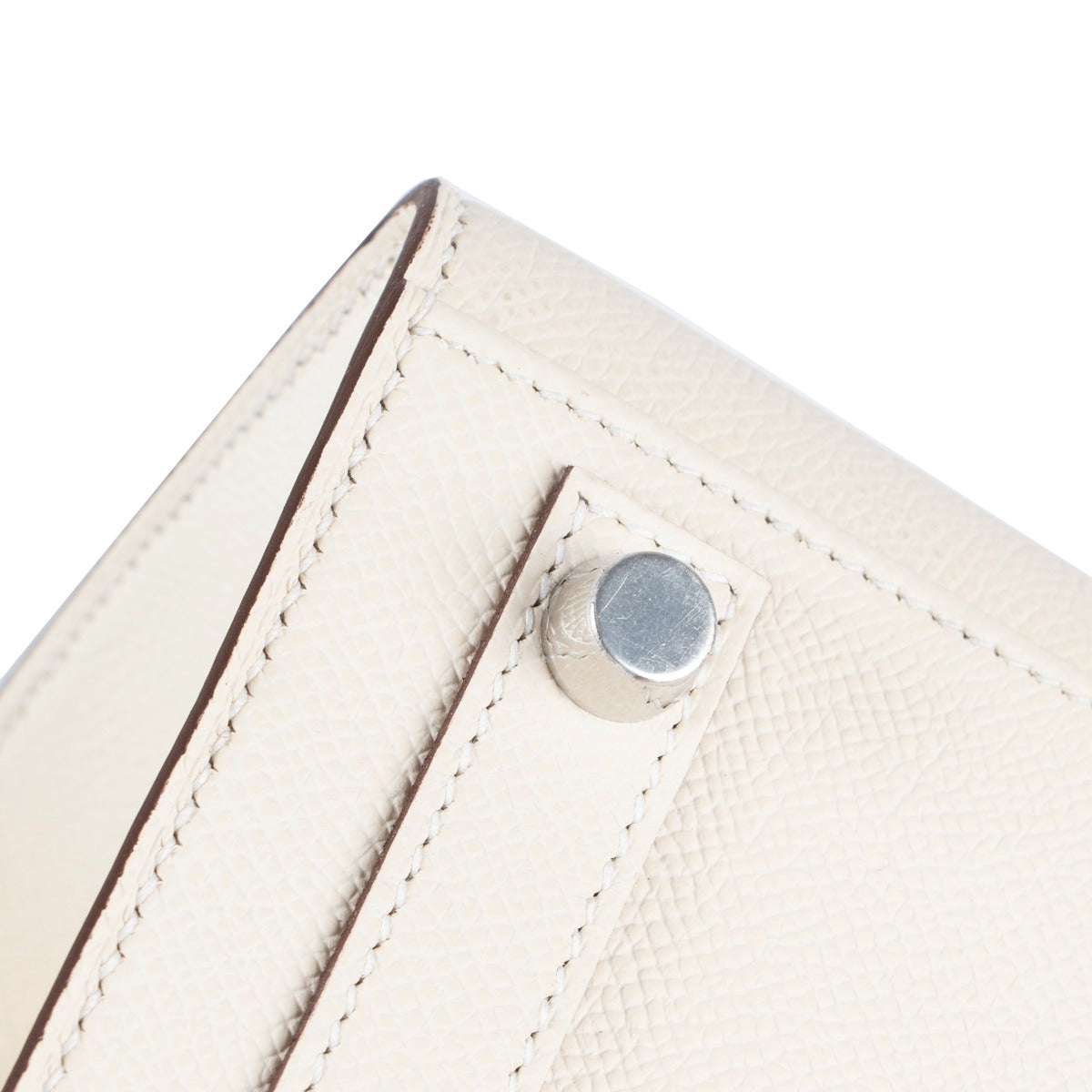 second hand luxury designer handbag hermès birkin 25 white at Labellov in Belgium