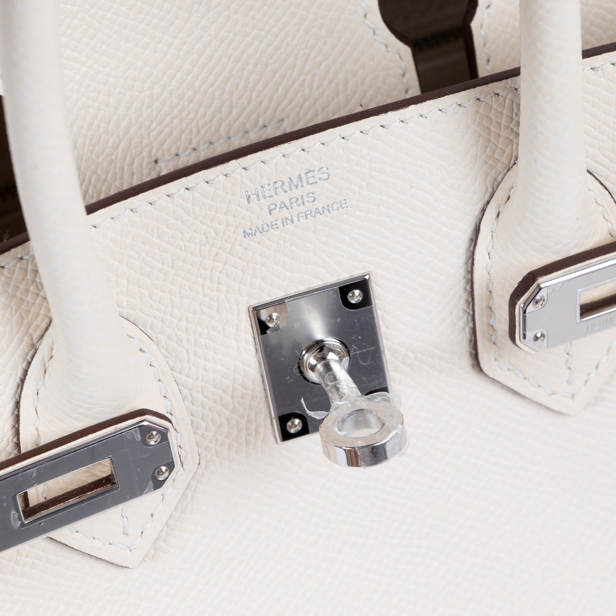 Second hand Hermès Birkin 25 White Ivory Nata