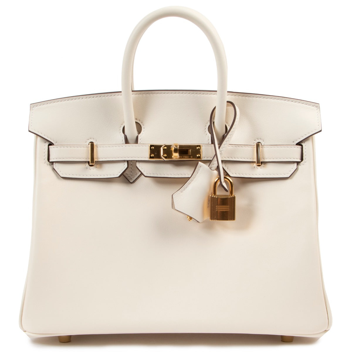 Hermès Birkin 25 Nata Swift GHW