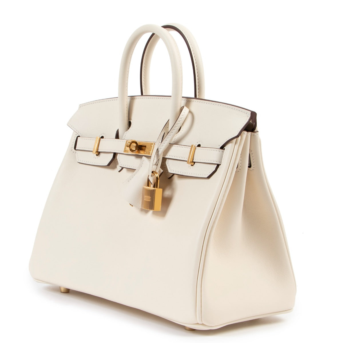 Hermès Birkin 25 Nata Swift GHW