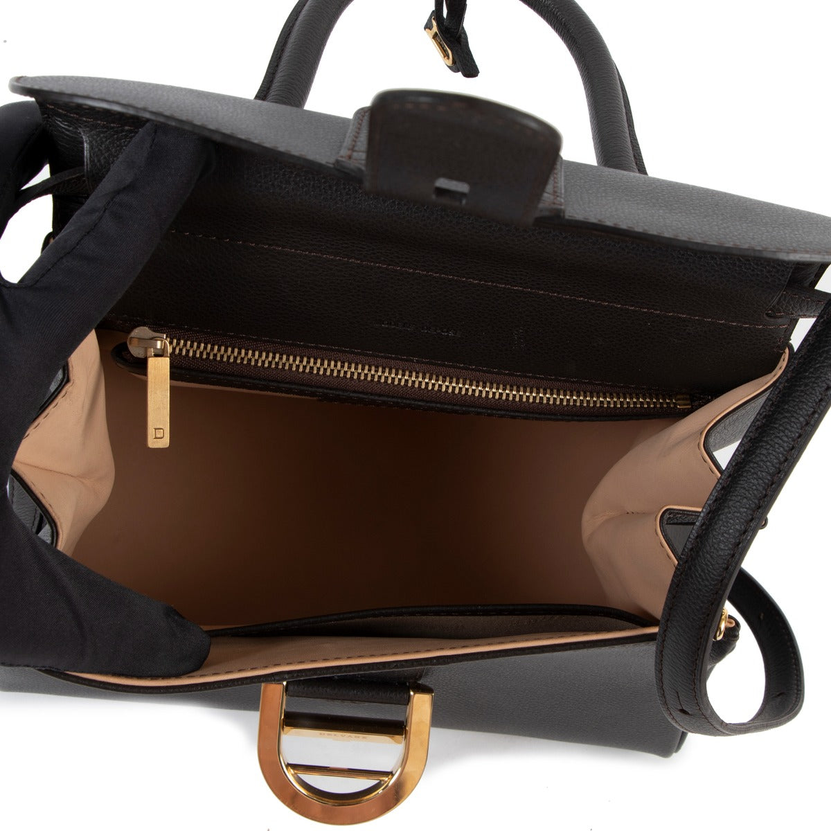 Second hand vintage Delvaux Brillant PM Jumping Café Shoulder Bag at Labellov