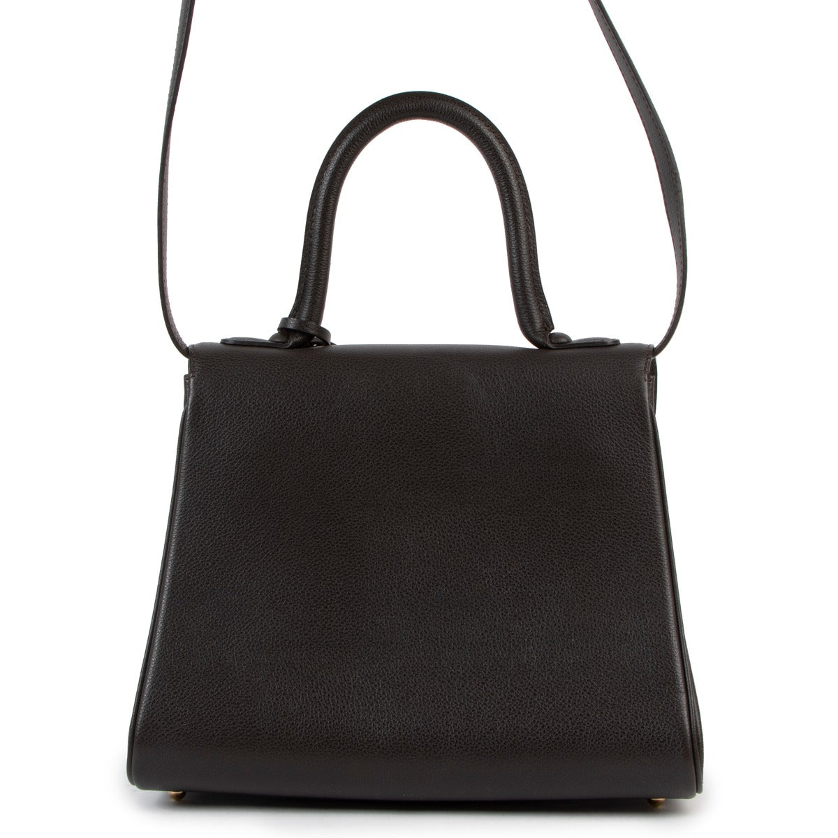Second hand vintage Delvaux Brillant PM Jumping Café Shoulder Bag at Labellov