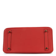 achetez second main hermes birkin 30 rouge veau togo or