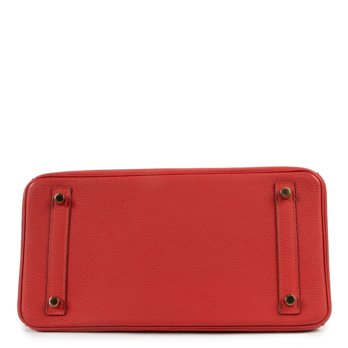 achetez second main hermes birkin 30 rouge veau togo or