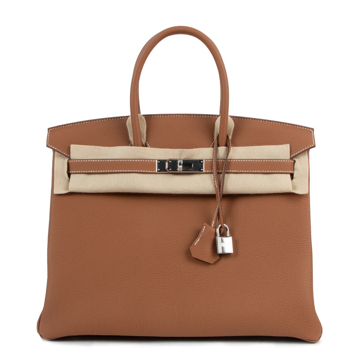 Authentic Second Hand Brand New Store Fresh Hermès Birkin 35 Gold Togo At Labellov