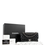 Chanel Black Caviar Leather Small Classic Flap Bag