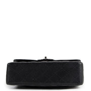 Authentic second hand designer luxury Chanel Black Caviar Leather Small Classic Flap Bag
