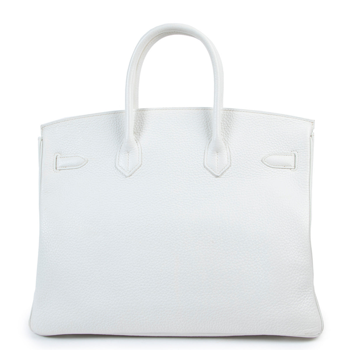 Hermès Birkin 35 White Taurillon Clemence PHW