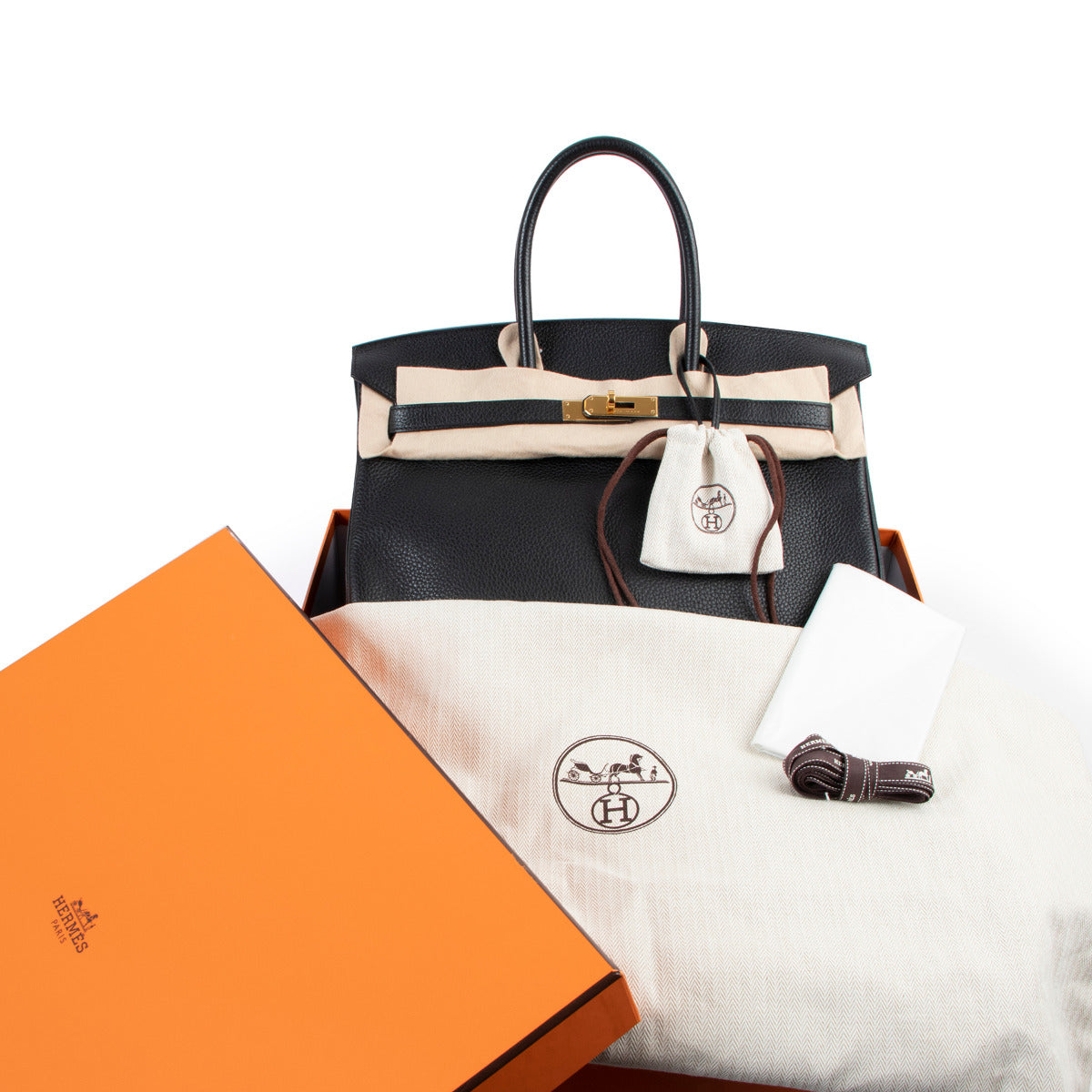 Hermès Birkin 35 Noir Togo GHW