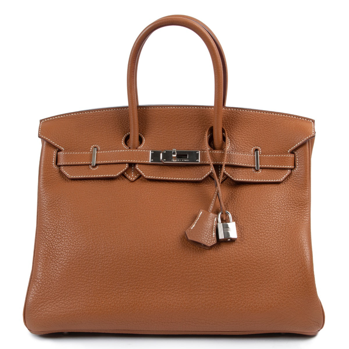 shop safe online 100% authentic Hermès Gold Birkin 35 PHW