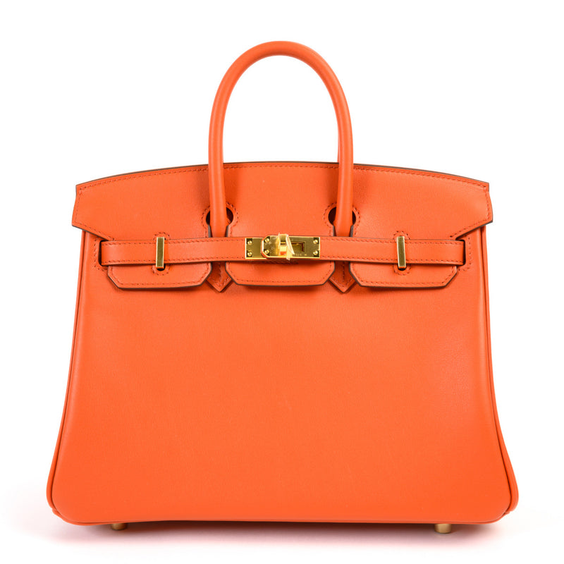Hermes Birkin 25 Swift leather in the color Terre Batue available at Labellov secondhand luxury webshop