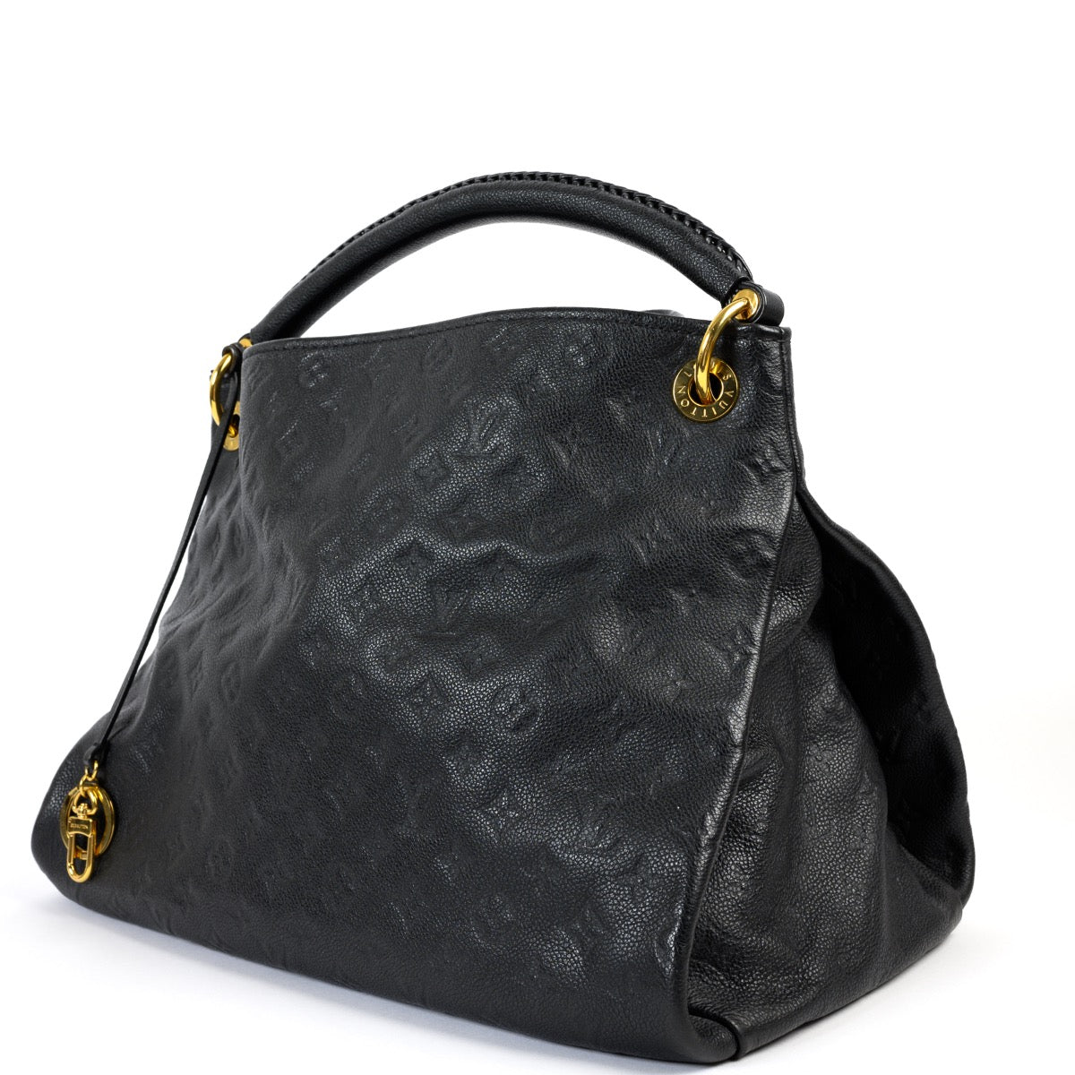 Shop safe online at Labellov in Antwerp this 100% authentic Louis Vuitton Artsy MM Black Monogram Empreinte Leather