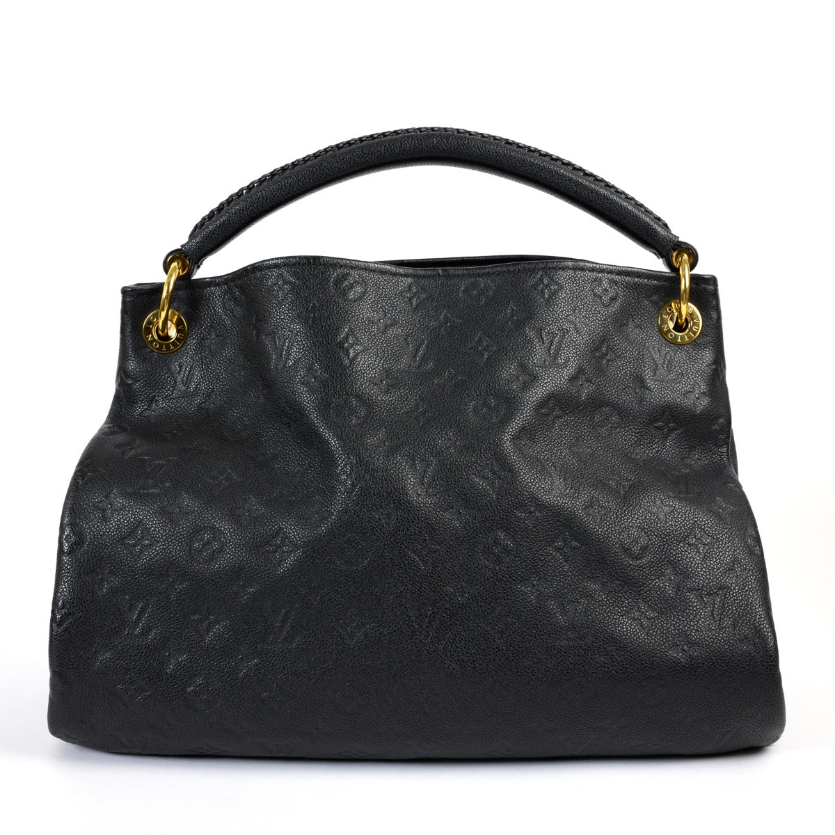 Shop safe online at Labellov in Antwerp this 100% authentic Louis Vuitton Artsy MM Black Monogram Empreinte Leather