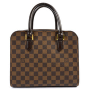 Shop safe online at Labellov in Antwerp this 100% authentic second hand Louis Vuitton Damier Ebene Triana Top Handle