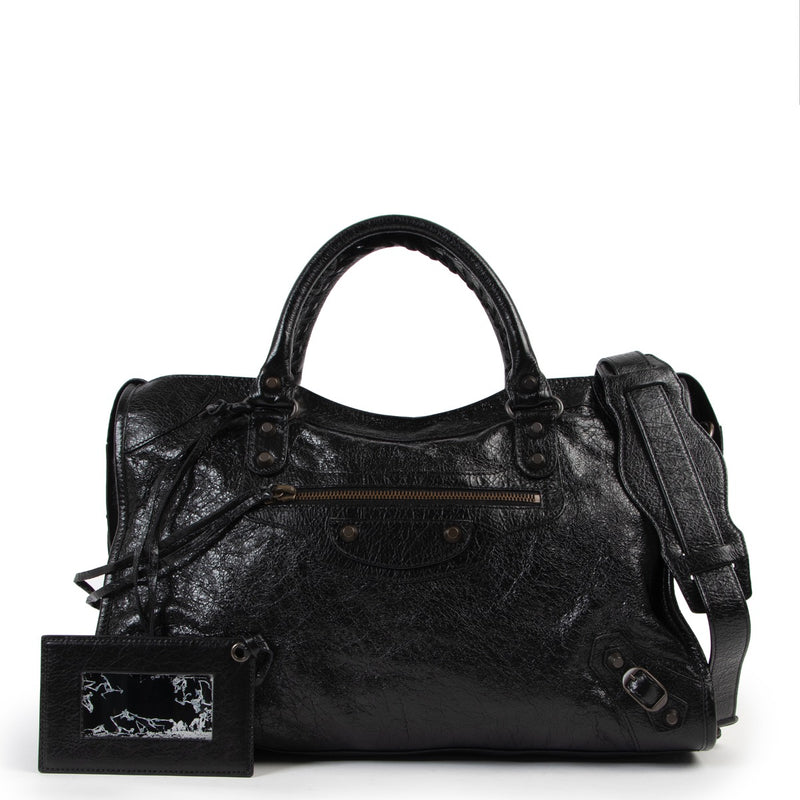 Buy an 100% authentic second hand Balenciaga black Classic Arena City bag at Labellov