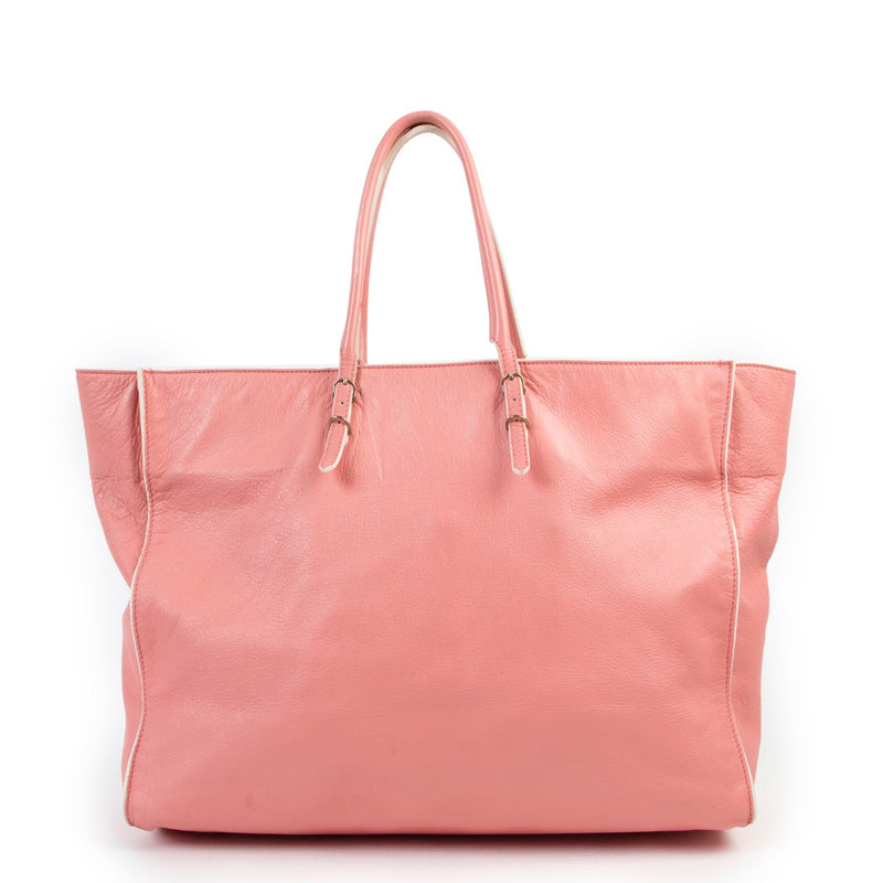 Buy an authentic second hand Balenciaga Pink Papier A4 Bag at Labellov