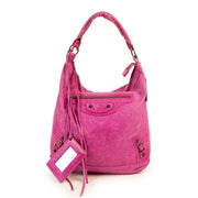 Balenciaga Purple Day Hobo Shoulder Bag